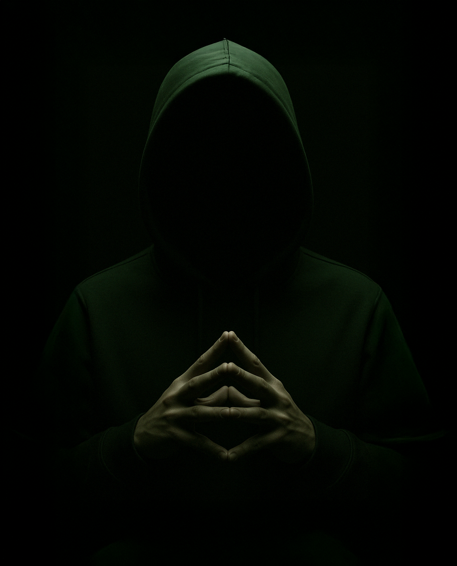 Hooded figure